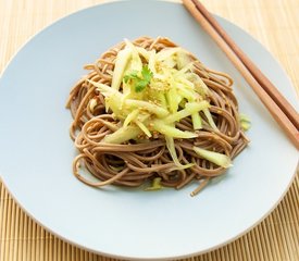 Sunomono or Japanese Noodle and Cucumber Salad