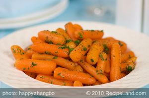 Honey Glazed Mini Carrots