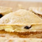 Cut each quesadilla into three wedges.