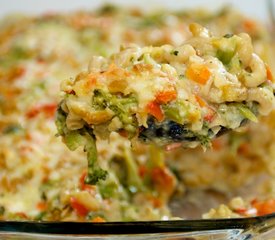 Three Cheese Broccoli Mac and Cheese