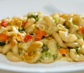 Three Cheese Broccoli Mac and Cheese