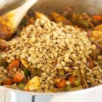 Add lentils.