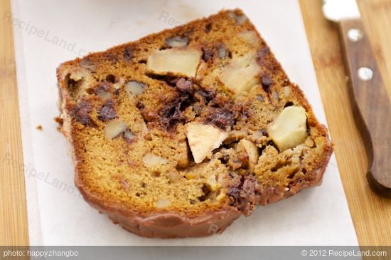 Chunks of apples, melted chocolate, and toasted walnuts all in one bite.