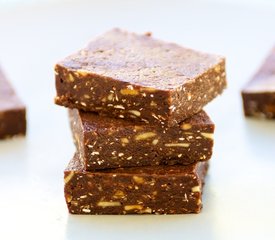 Chocolate-Cocoa Prune Squares