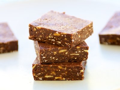 Chocolate-Cocoa Prune Squares