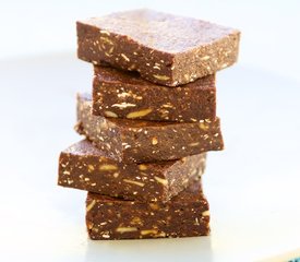 Chocolate-Cocoa Prune Squares