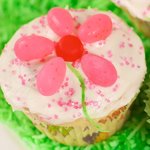 Easter Flower Cupcakes