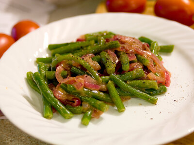 Green Beans With Cider Glaze (Thanksgiving)