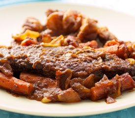 Bbq (Barbecue) Baked Beef Ribs