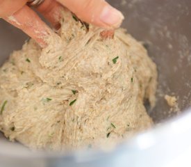 Whole Wheat Rosemary, Onion and Olives Focaccia Pizza