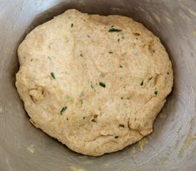 Whole Wheat Rosemary, Onion and Olives Focaccia Pizza