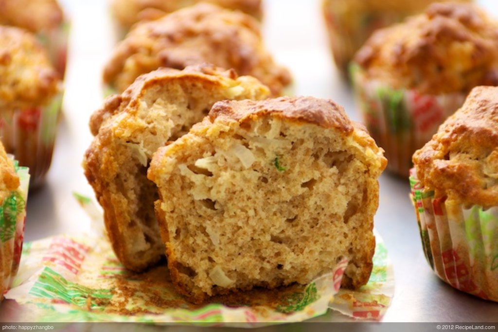 Cheesy Whole Wheat Cheddar Muffins