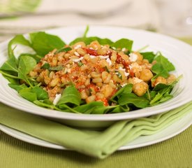 Arugula, Chickpea and Wheat Berry Salad