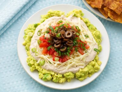 Aztec Pyramid Avocado Dip