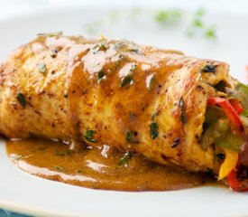 Stuffed Chicken Breasts with Sweet Peppers and Thyme