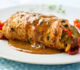 Stuffed Chicken Breasts with Sweet Peppers and Thyme