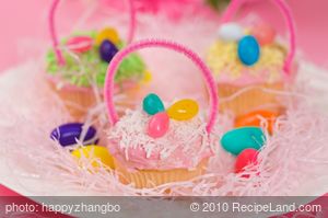 Easter Basket Cupcakes