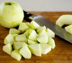 Apple Walnut and Chocolate Cake