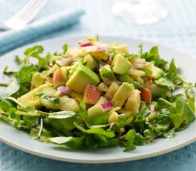 Avocado and Watercress Salad with Soy Dresssing