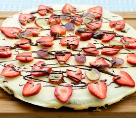 Applesauce Brownie Pizza