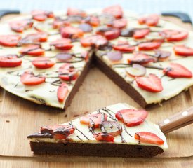 Applesauce Brownie Pizza