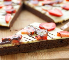 Applesauce Brownie Pizza