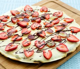 Applesauce Brownie Pizza