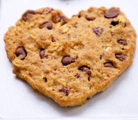 Valentine's Day Chocolate Chip and Peanut Butter Cookies