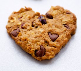 Valentine's Day Chocolate Chip and Peanut Butter Cookies