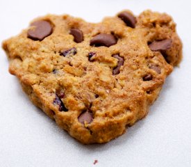 Valentine's Day Chocolate Chip and Peanut Butter Cookies