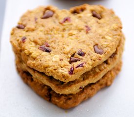 Valentine's Day Chocolate Chip and Peanut Butter Cookies