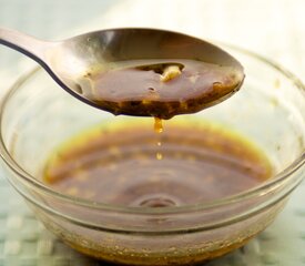 Maple, Soy Sauce and Mustard Vinaigrette