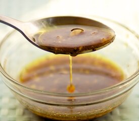 Maple, Soy Sauce and Mustard Vinaigrette