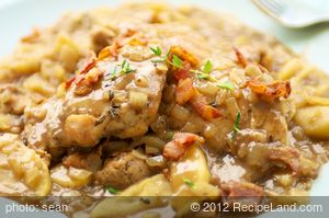 Chicken with Apples and Bacon recipe