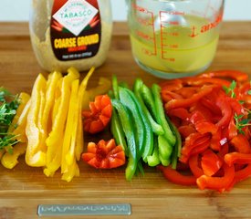 Stuffed Chicken Breasts with Sweet Peppers and Thyme