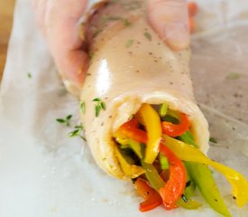 Stuffed Chicken Breasts with Sweet Peppers and Thyme