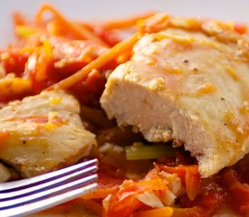 Chicken, Pepper and Tomatoes