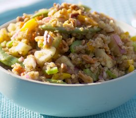 Toasted Quinoa, Apple and Walnut Salad