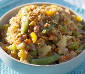 Toasted Quinoa, Apple and Walnut Salad