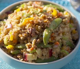 Toasted Quinoa, Apple and Walnut Salad