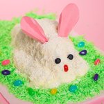 White Easter Bunny Cake