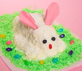 White Easter Bunny Cake