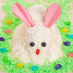 White Easter Bunny Cake