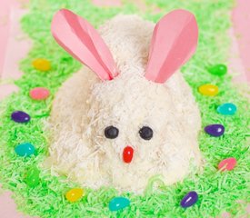 White Easter Bunny Cake