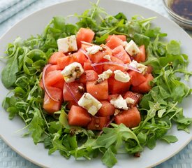 Arugula, Watermelon and Feta Salad