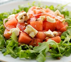 Arugula, Watermelon and Feta Salad