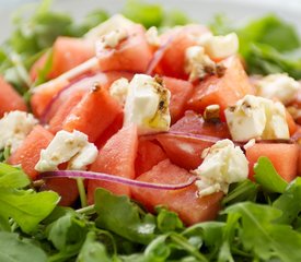 Arugula, Watermelon and Feta Salad