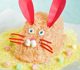 Easter Pink Easy Bunny Cake