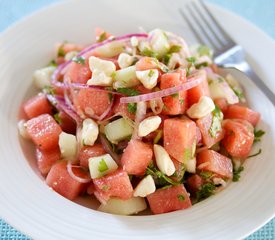 Watermelon, Cucumber and Feta Salad