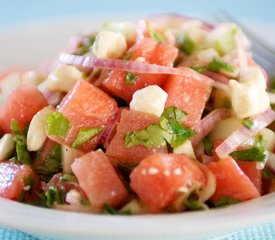 Watermelon, Cucumber and Feta Salad